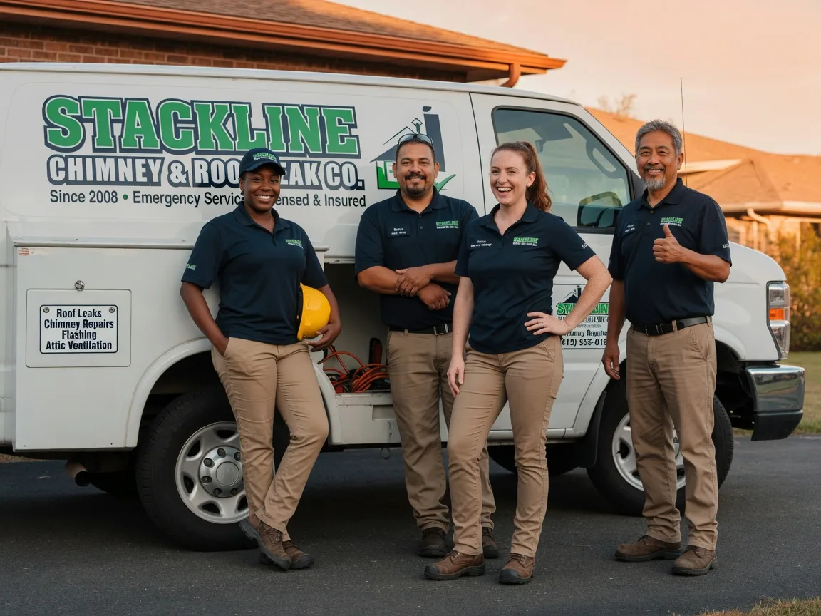 Chimney flashing repair company in Moon, VA